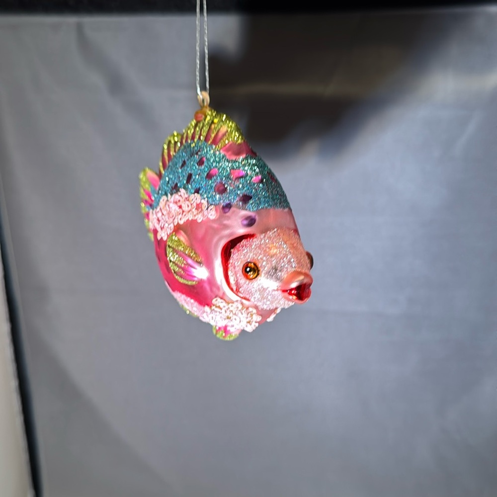 Pink Fish ornament
